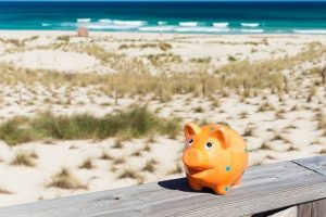 piggybank in holidays